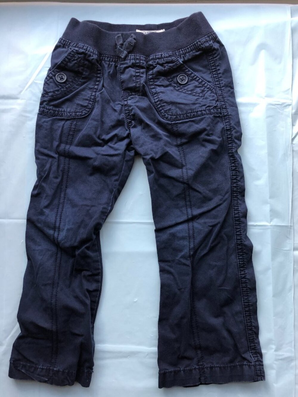 OshKosh B'Gosh Toddler (3T) cargo style pants; Dark Blue; 4 Pockets; Like new